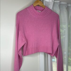 Wilfred Free - Pink Ribbed Knit Sweater, Size M
